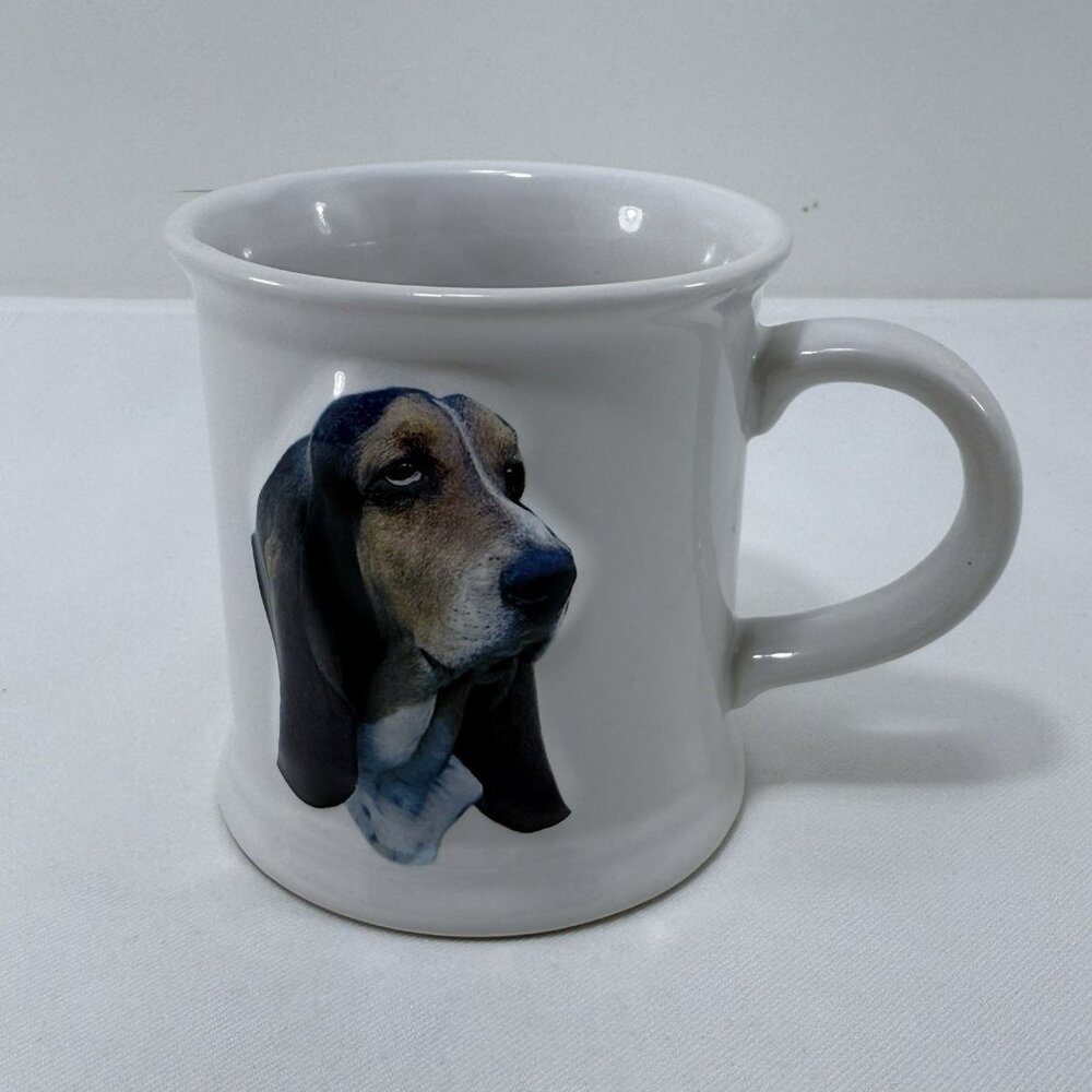 Vintage Xpres Best Friend Originals Basset Hound Dog Mug Barbara Augello 3D Mold